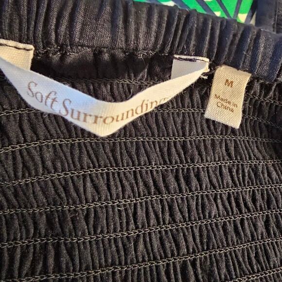 Soft Surroundings Sleeveless Structure Top Womens M Avant Garde Retro Festival - Picture 6 of 6